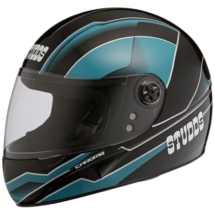 STUDDS Chrome D4 Decor|Full Face 