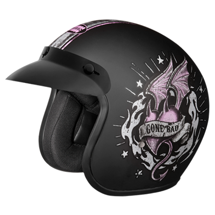 Open Face Motorcycle, Bike Two-Wheeler 